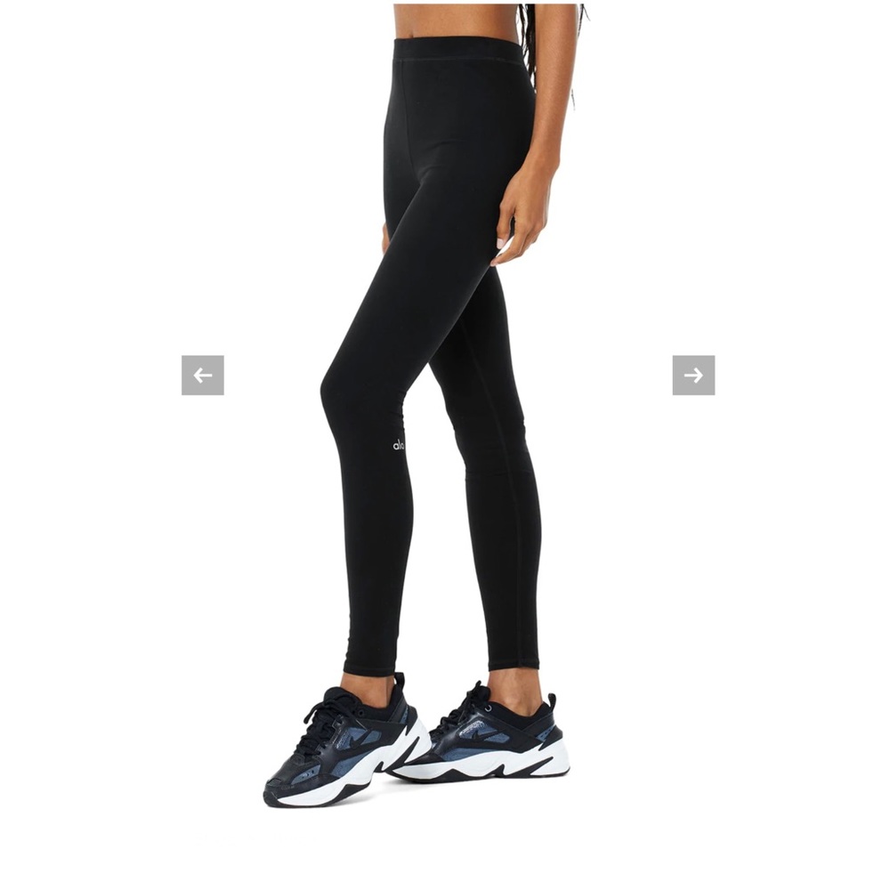 ALO YOGA LEGGINGS PANTS BLACK LARGE